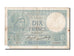 Biljet, Frankrijk, 10 Francs, 10 F 1916-1942 ''Minerve'', 1937, 1937-02-25, TB