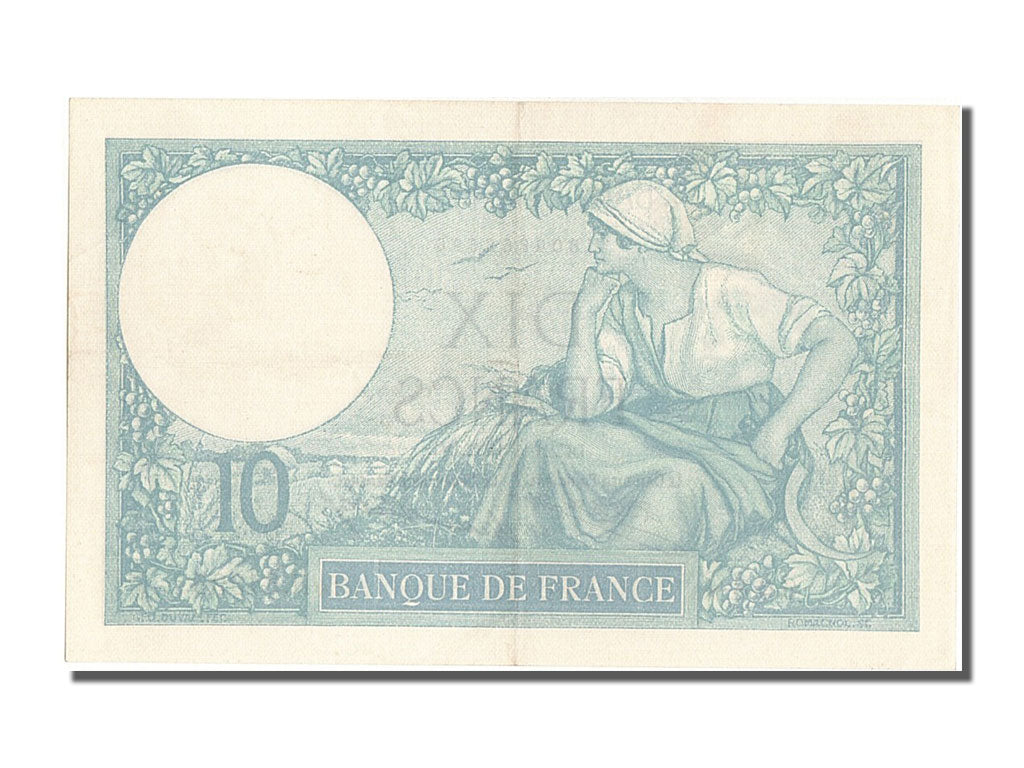 Banknot, Francja, 10 Francs, Minerve, 1932, 1932-04-21, AU(55-58)