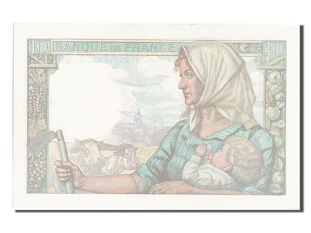 Banconote, Francia, 10 Francs, 10 F 1941-1949 ''Mineur'', 1941, 1941-10-09, FDS