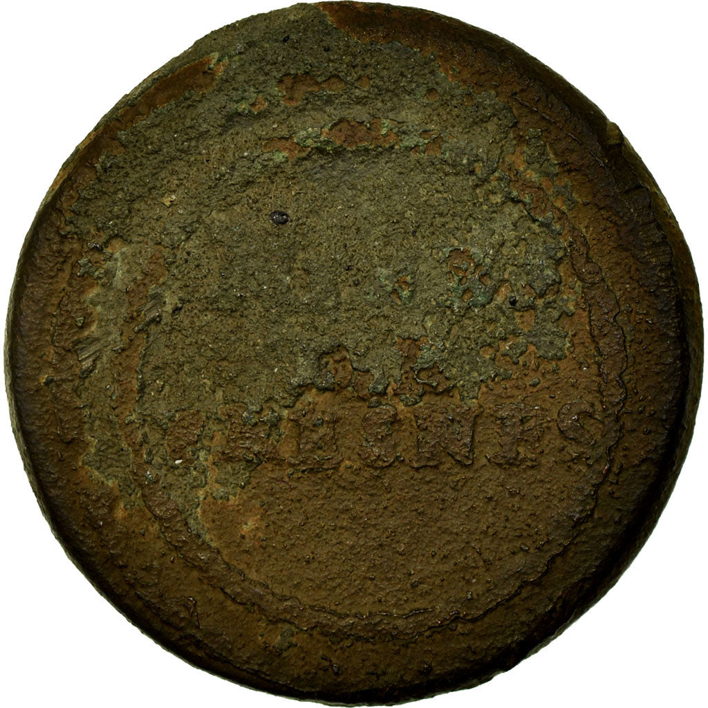 Coin, France, 5 Centimes, 1820, F(12-15), Bronze