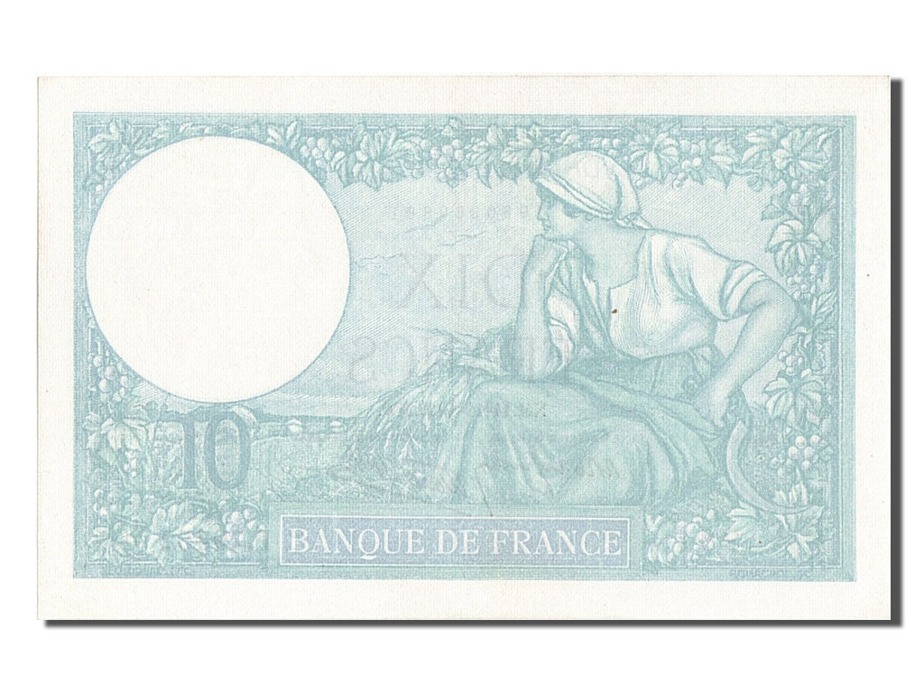 Banconote, Francia, 10 Francs, 10 F 1916-1942 ''Minerve'', 1940, 1940-11-14