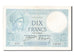 Billete, Francia, 10 Francs, 10 F 1916-1942 ''Minerve'', 1922, 1922-06-28, EBC+