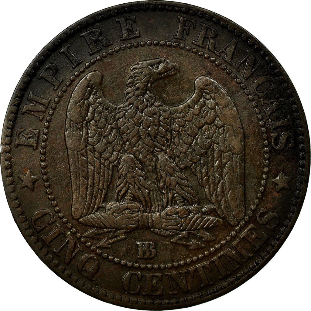Coin, France, Napoleon III, Napoléon III, 5 Centimes, 1853, Strasbourg