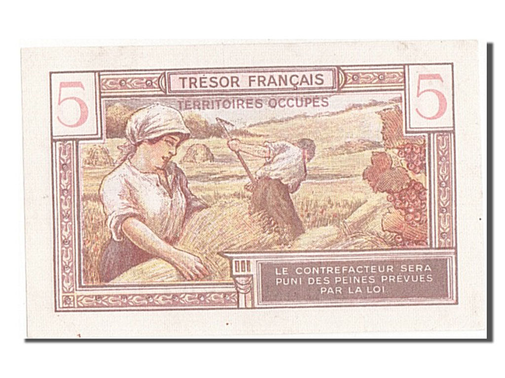 Banknote, France, 10 Francs, 1947 French Treasury, 1947, AU(55-58)