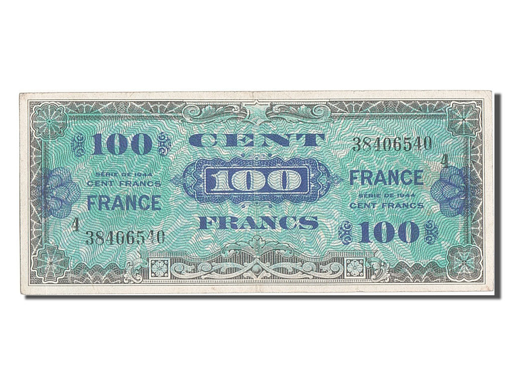 Billet, France, 100 Francs, 1945 Verso France, 1945, 1945-06-04, TTB+