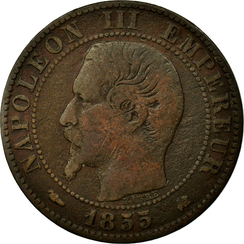 Moneta, Francja, Napoleon III, Napoléon III, 5 Centimes, 1853, Bordeaux