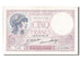 Banknot, Francja, 5 Francs, Violet, 1932, 1932-12-15, AU(50-53), Fayette:3.16