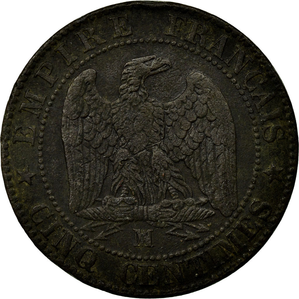 Coin, France, Napoleon III, Napoléon III, 5 Centimes, 1854, Marseille