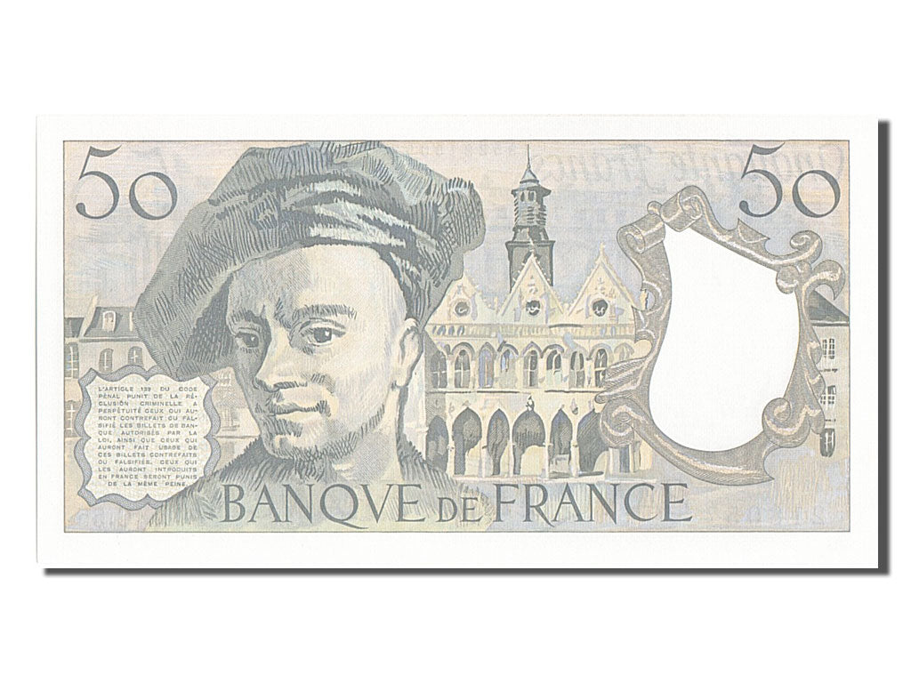 Billet, France, 50 Francs, 50 F 1976-1992 ''Quentin de La Tour'', 1989, NEUF