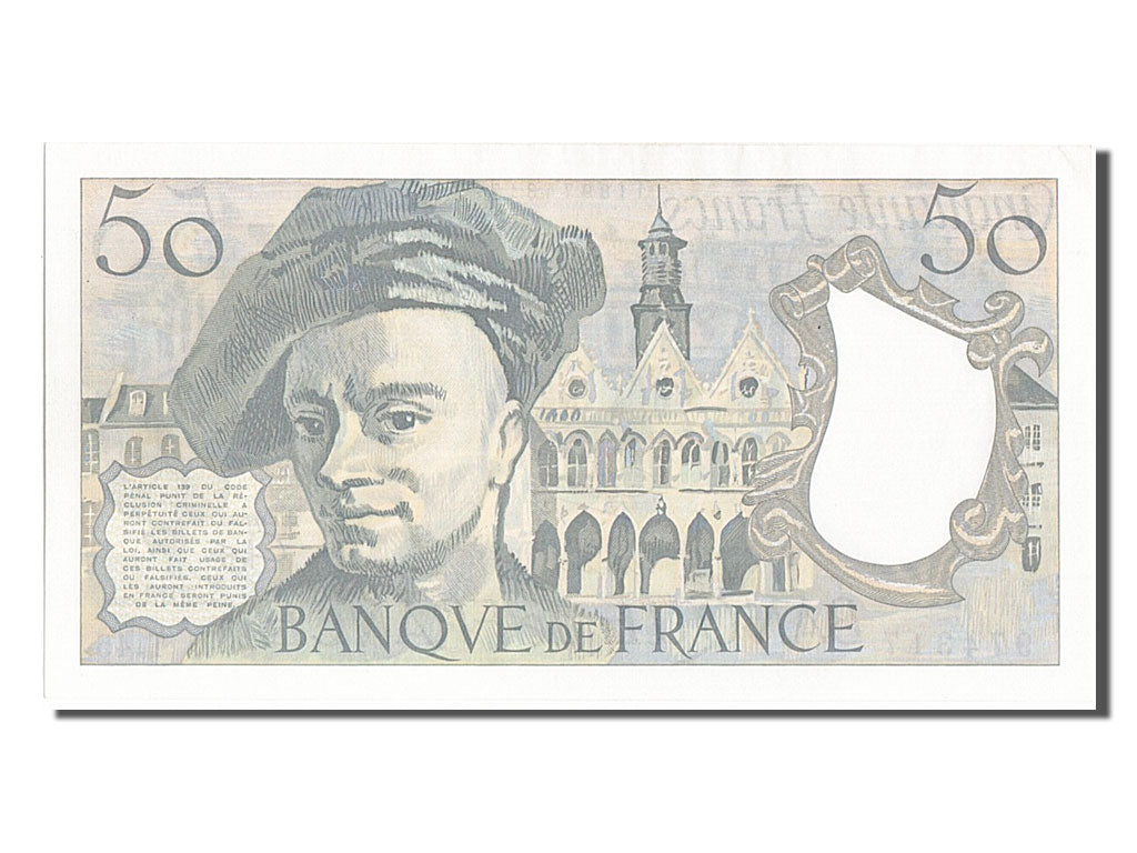 Billet, France, 50 Francs, 50 F 1976-1992 ''Quentin de La Tour'', 1986, SPL