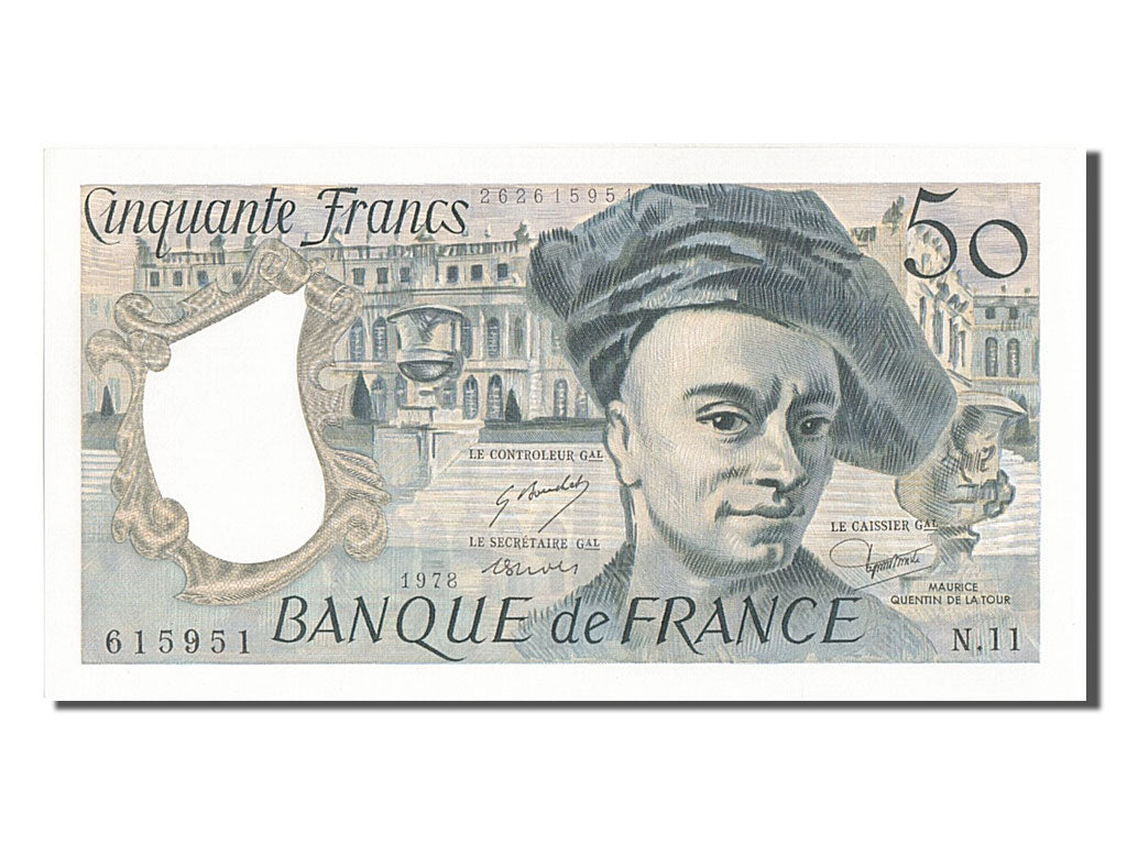 Billet, France, 50 Francs, 50 F 1976-1992 ''Quentin de La Tour'', 1978, NEUF