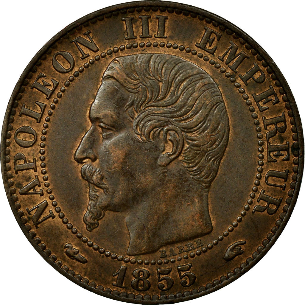 Monnaie, France, Napoleon III, Napoléon III, 5 Centimes, 1855, Paris, SUP