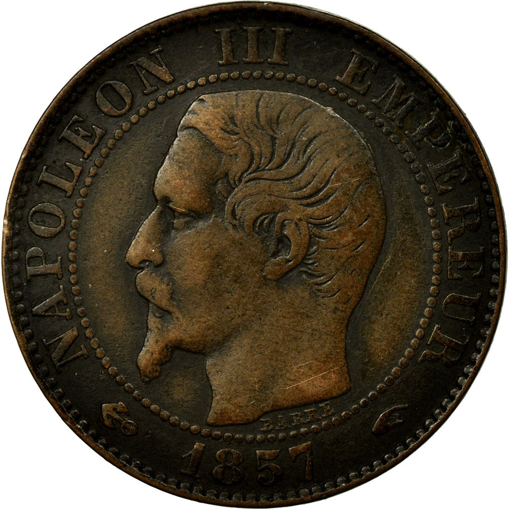 Monnaie, France, Napoleon III, Napoléon III, 5 Centimes, 1857, Paris, TB