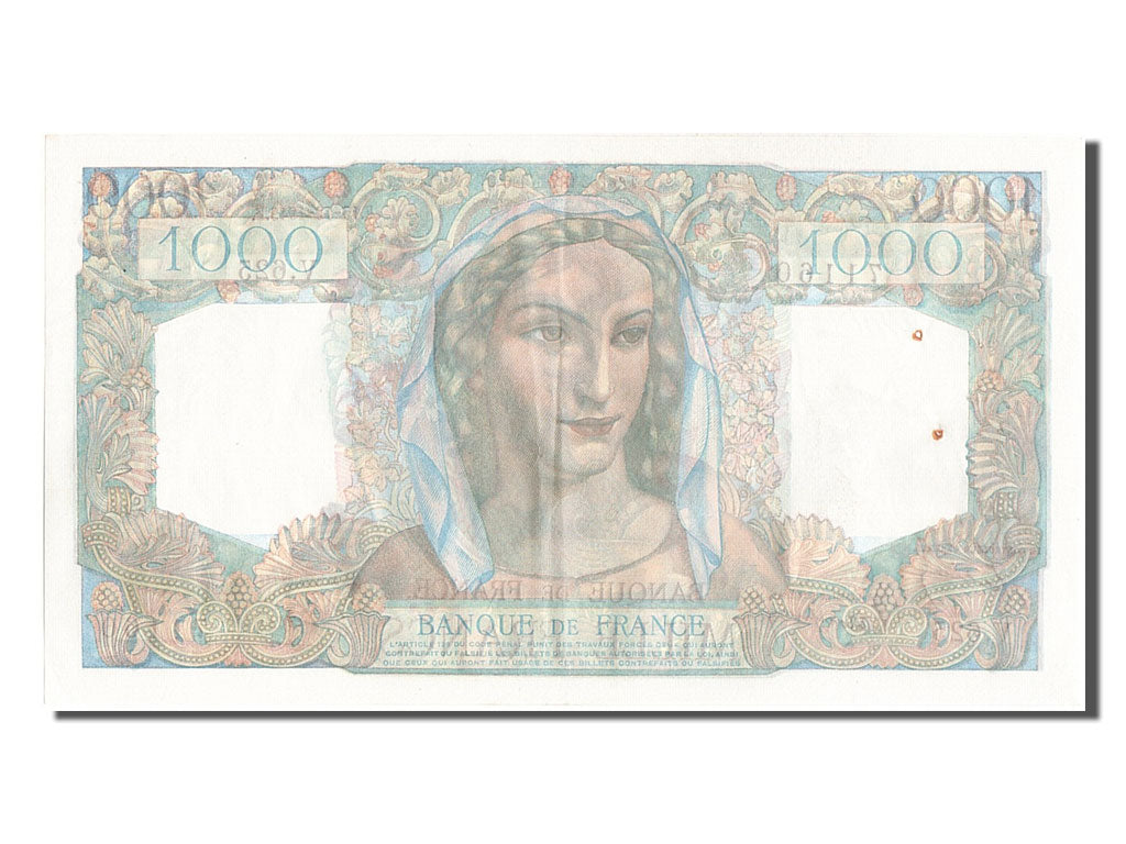 Banknot, Francja, 1000 Francs, Minerve et Hercule, 1949, 1949-12-15, AU(55-58)