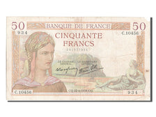 Banknote, France, 50 Francs, 50 F 1934-1940 ''Cérès'', 1939, 1939-06-22