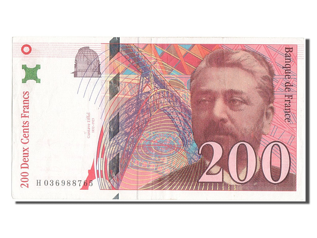 Billet, France, 200 Francs, 200 F 1995-1999 ''Eiffel'', 1996, TTB+