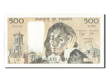 Banknote, France, 500 Francs, 500 F 1968-1993 ''Pascal'', 1988, 1988-05-05