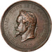 France, Medal, Napoléon III, Visite de la Chambre de Commerce de Lille, 1867