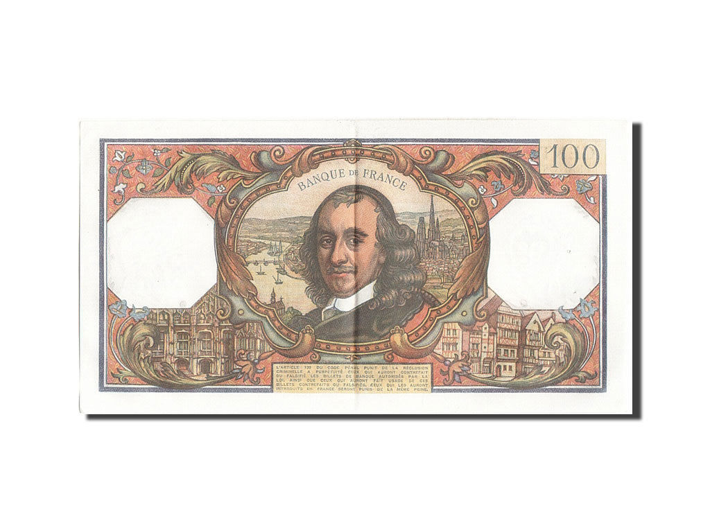 Banknote, France, 100 Francs, 100 F 1964-1979 ''Corneille'', 1969, 1969-04-03