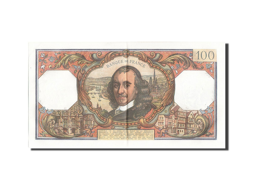 Banknote, France, 100 Francs, 100 F 1964-1979 ''Corneille'', 1969, 1969-04-03
