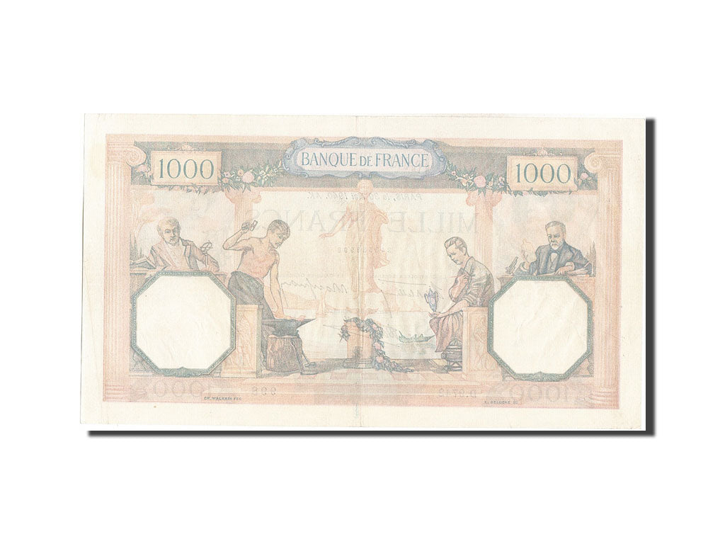 Banknot, Francja, 500 Francs, Cérès et Mercure, 1940, 1940-05-30, AU(50-53)