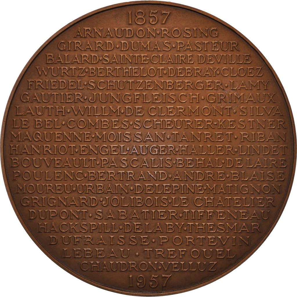 Francia, medalla, Société chimique de France, 1957, Cochet, SC+, Bronce