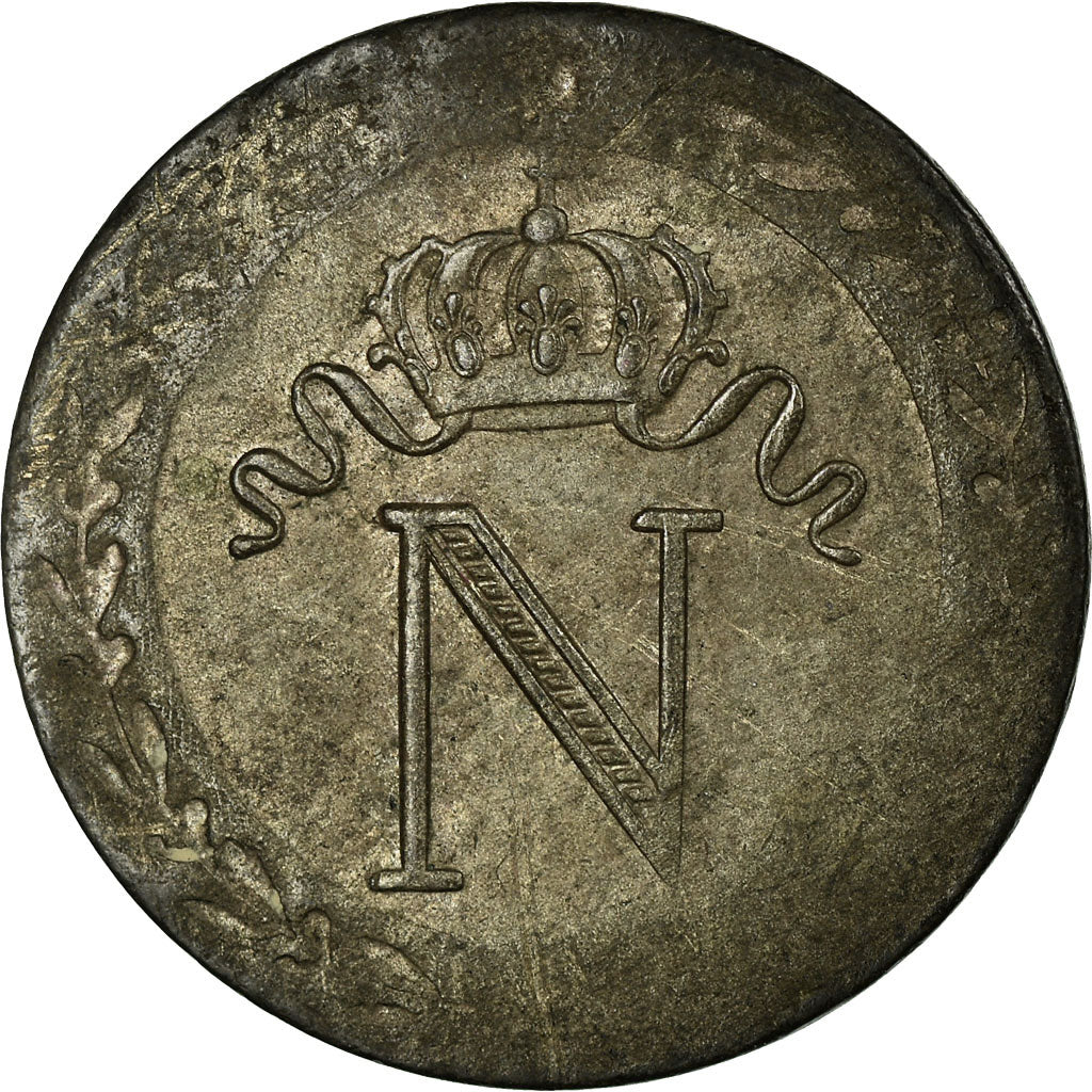 Moneta, Francia, Napoléon I, 10 Centimes, 1808, Lille, SPL-, Biglione