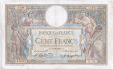 Banknote, France, 100 Francs, 100 F 1908-1939 ''Luc Olivier Merson'', 1922
