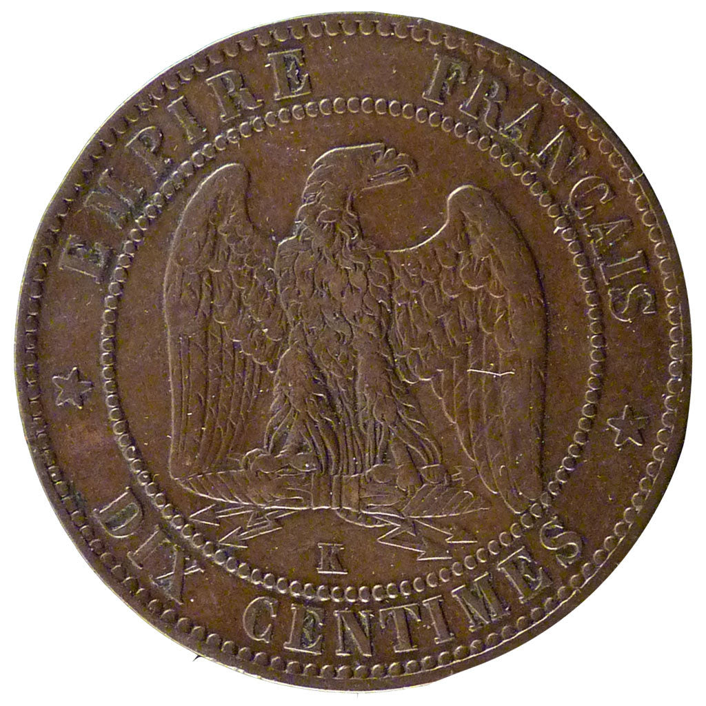 Coin, France, Napoleon III, Napoléon III, 10 Centimes, 1864, Bordeaux