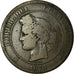 Coin, France, Cérès, 10 Centimes, 1871, Bordeaux, VF(20-25), Bronze