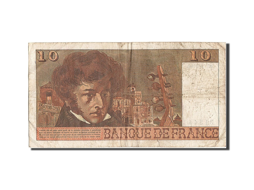 Banknote, France, 10 Francs, 10 F 1972-1978 ''Berlioz'', 1974, 1974-10-03