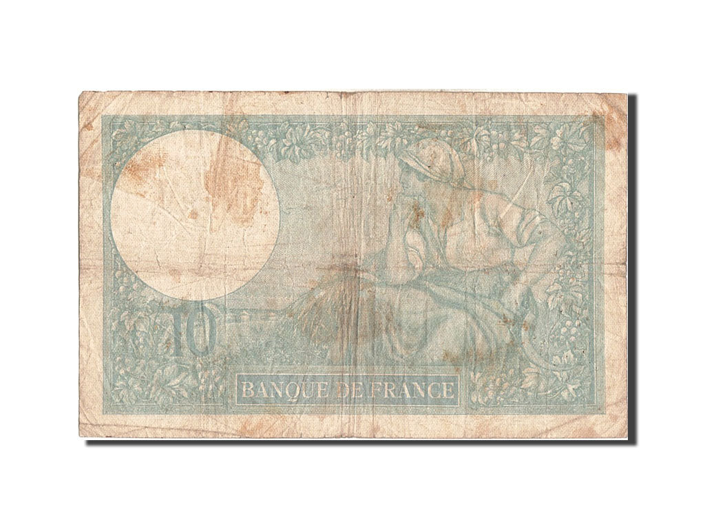 Geldschein, Frankreich, 10 Francs, 10 F 1916-1942 ''Minerve'', 1937, 1937-02-25