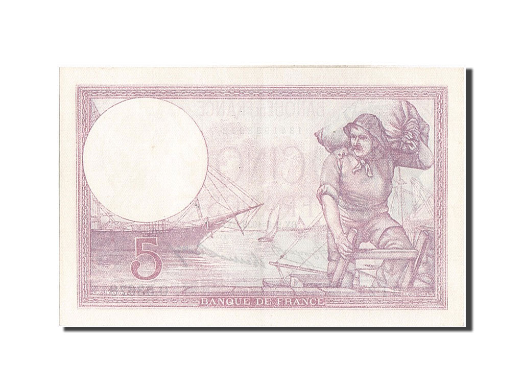 Banknot, Francja, 5 Francs, Violet, 1933, 1933-03-02, UNC(63), Fayette:3.17