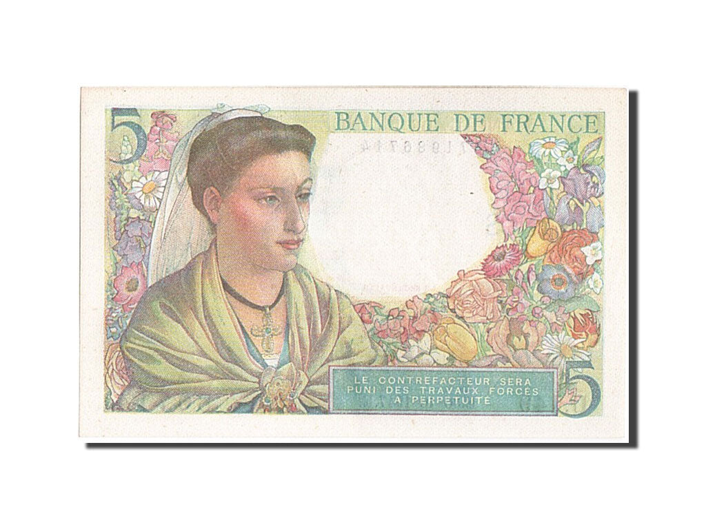 Banknot, Francja, 5 Francs, Berger, 1947, 1947-10-30, UNC(60-62), Fayette:5.7