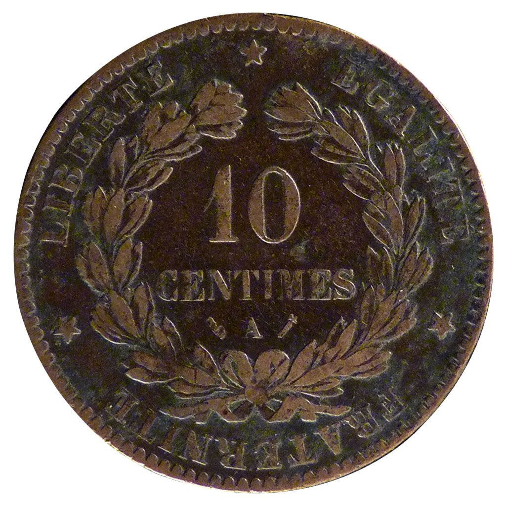 Coin, France, Cérès, 10 Centimes, 1884, Paris, VF(20-25), Bronze, Gadoury:265a