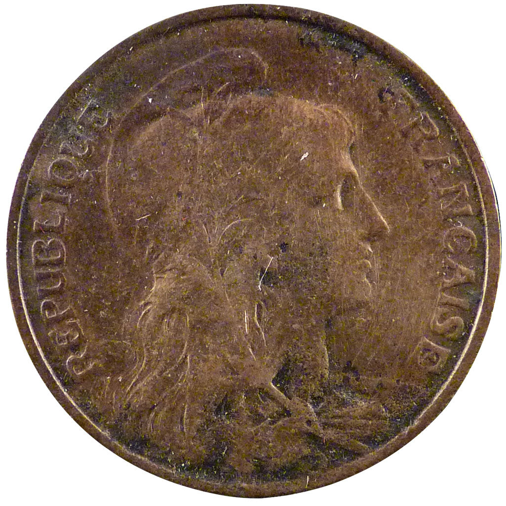 Moneta, Francja, Dupuis, 10 Centimes, 1900, EF(40-45), Bronze, Gadoury:277