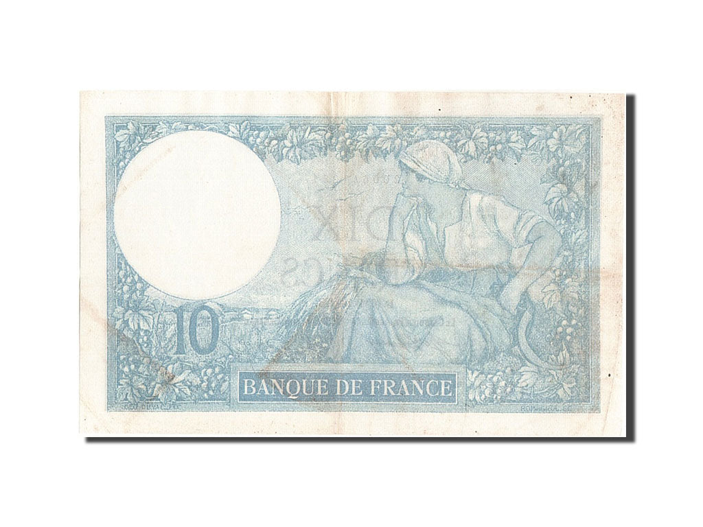 Banknote, France, 10 Francs, 10 F 1916-1942 ''Minerve'', 1921, 1921-04-16