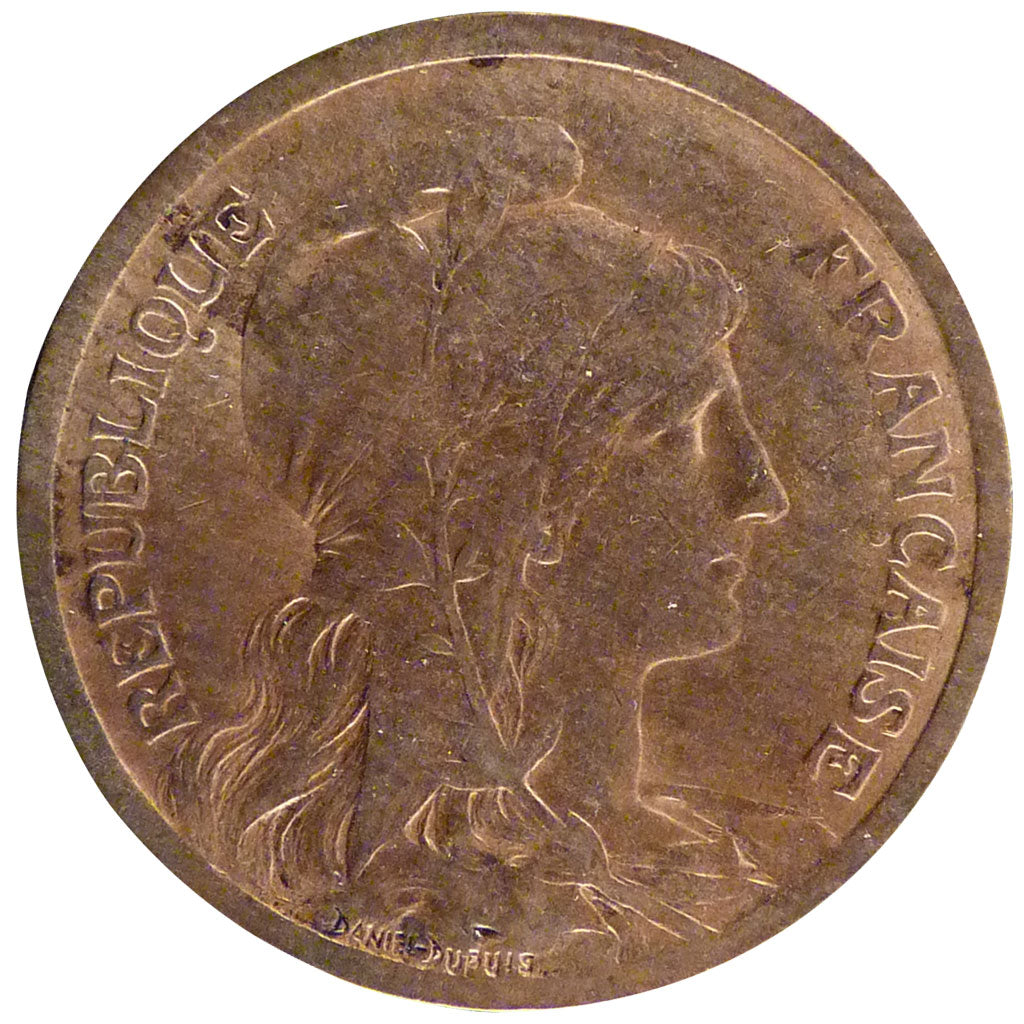 Coin, France, Dupuis, 10 Centimes, 1917, AU(50-53), Bronze, Gadoury:277