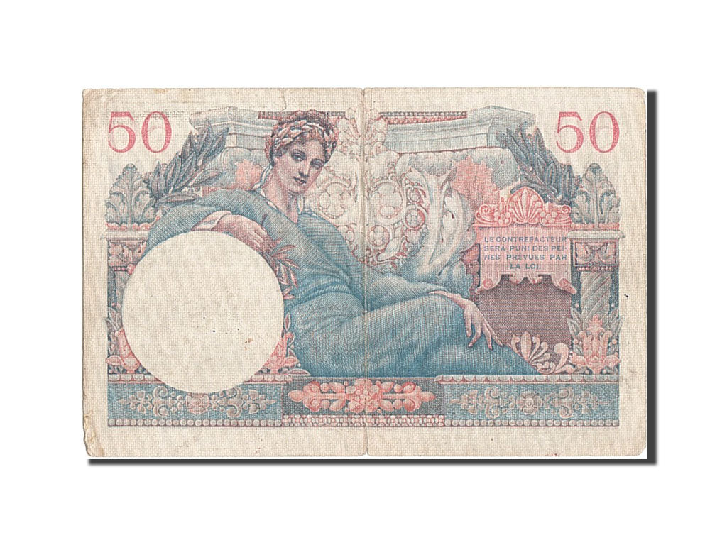 Billete, 50 Francs, 1956, Francia, KM:M16, 1956-11-01, BC+, Fayette:41.1