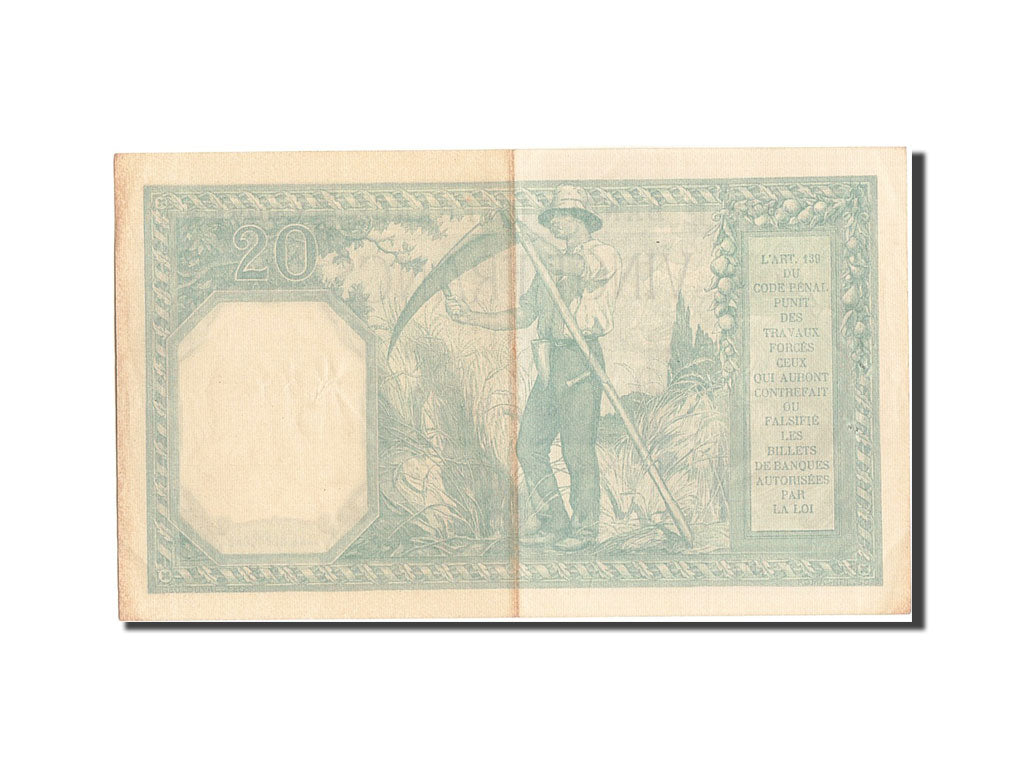 Banknote, France, 20 Francs, 20 F 1916-1919 ''Bayard'', 1918, 1918-03-02