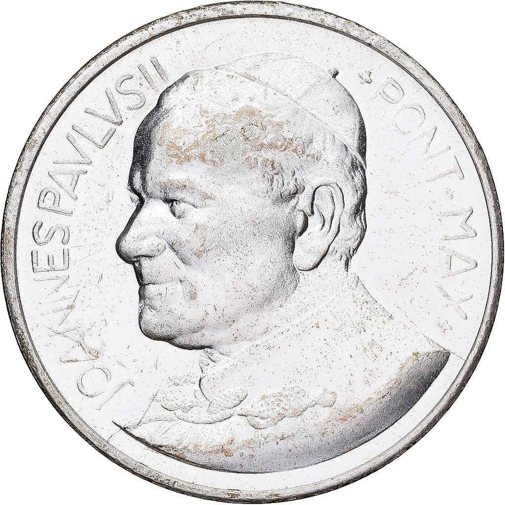 Watykan, Medal, Le Pape Jean-Paul II, Undated, Ricci, AU(50-53), Brąz