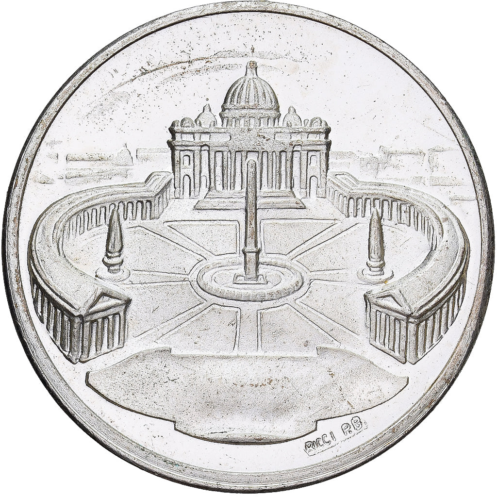 Watykan, Medal, Le Pape Jean-Paul II, Undated, Ricci, AU(50-53), Brąz