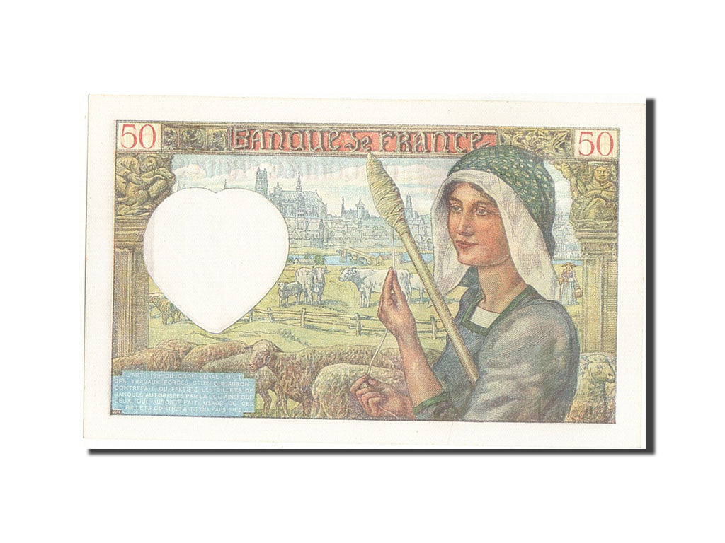 Banconote, Francia, 50 Francs, 50 F 1940-1942 ''Jacques Coeur'', 1941