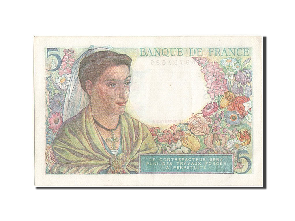 Banknot, Francja, 5 Francs, Berger, 1947, 1947-10-30, UNC(65-70), Fayette:5.7