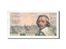 Banknot, Francja, 1000 Francs, Richelieu, 1955, 1955-03-03, EF(40-45)