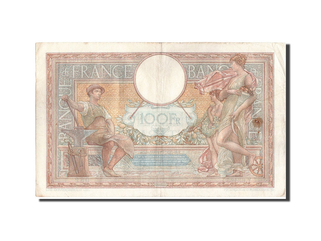 Geldschein, Frankreich, 100 Francs, 100 F 1908-1939 ''Luc Olivier Merson''