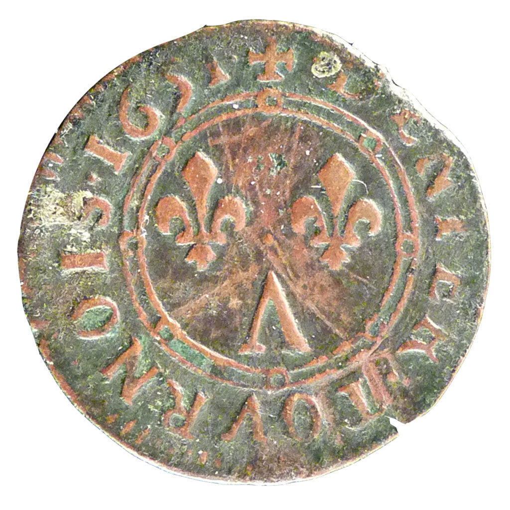 Coin, France, Double Tournois, EF(40-45), Copper, CGKL:636