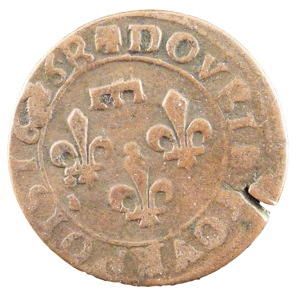 Moneta, STATI FRANCESI, DOMBES, Gaston d'Orléans, Double Tournois, 1636, MB