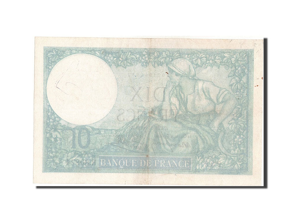 Billet, France, 10 Francs, 10 F 1916-1942 ''Minerve'', 1940, 1940-11-28, TTB+