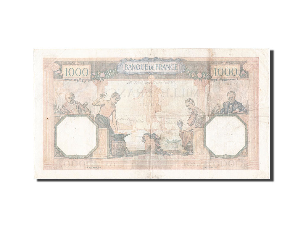 Billet, France, 1000 Francs, 1 000 F 1927-1940 ''Cérès et Mercure'', 1940